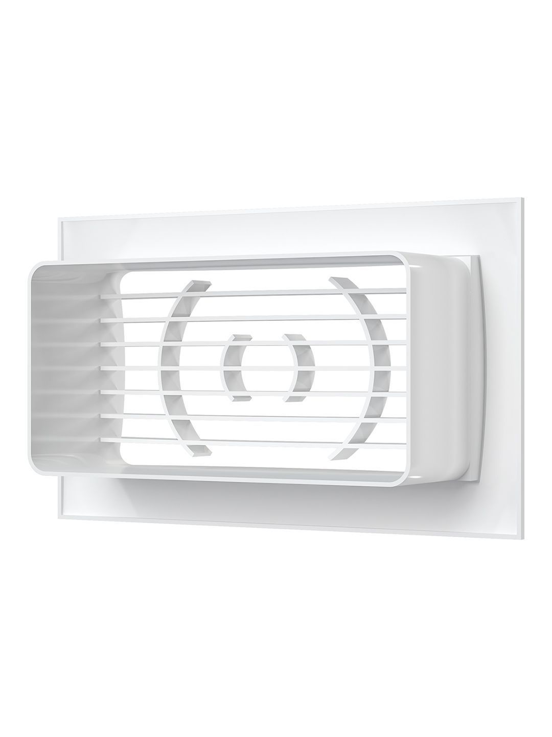 Решетка вентиляционная РСФ фланец 120х60 150x90 пластик ERA 612РСФ