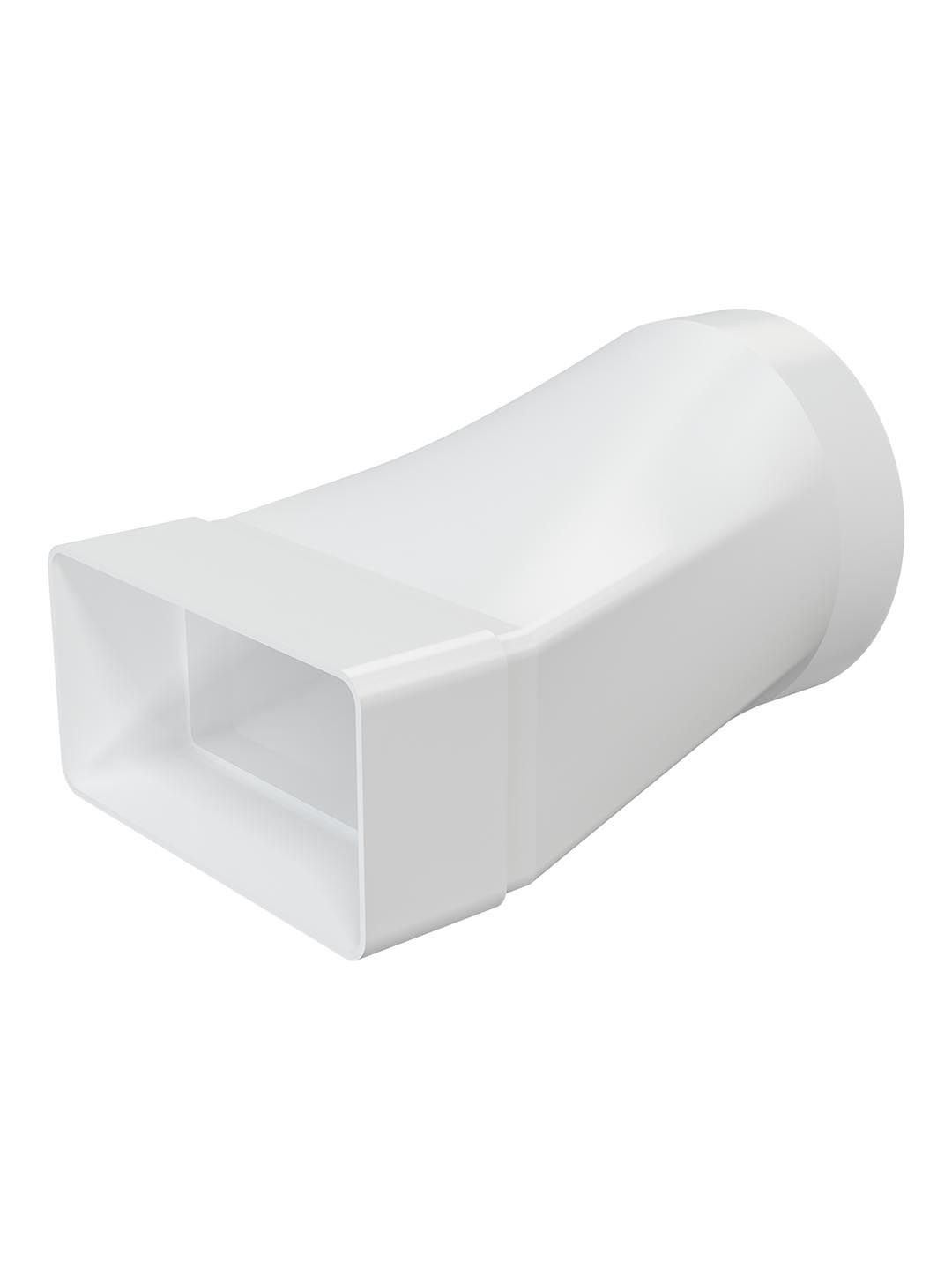 Соединитель эксцентриковый плоского воздуховода с круглым пластик 60х120/D100 ERA 612СП10КП