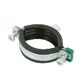 Хомут оцинкованный с epdm 2S М8 31-37мм