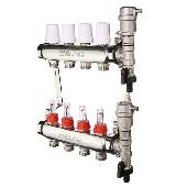 Коллекторная группа VT.589MNX с расходом. на  9 вых. НЕРЖ.(Китай) VALTEC