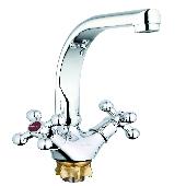 Смеситель для кухни (мойки) G-lauf QTZ4-D856 (керам. (1/2)180° на лат. гайке)