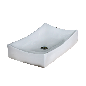 Раковина накладная MLN-7235 белая, MELANA