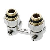 Узел нижнего подкл. радиаторов TECE 1/2НР х 3/4НР (угловой) 8740438 (1/10)