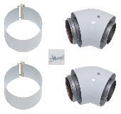 Отвод 45' 80/125  (2 шт.) Vaillant (303611)