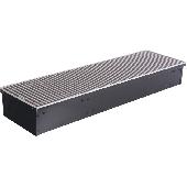 STOUT Конвектор внутрипольный SCN 110.240.800 (Решётка ролик, анод. алюминий)  SCN-1100-1124080