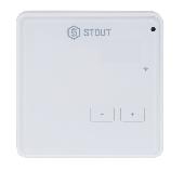 УЦЕНКА!!!Беспроводной комнатный регулятор R-8z, белый (STE-0101-008003) STOUT