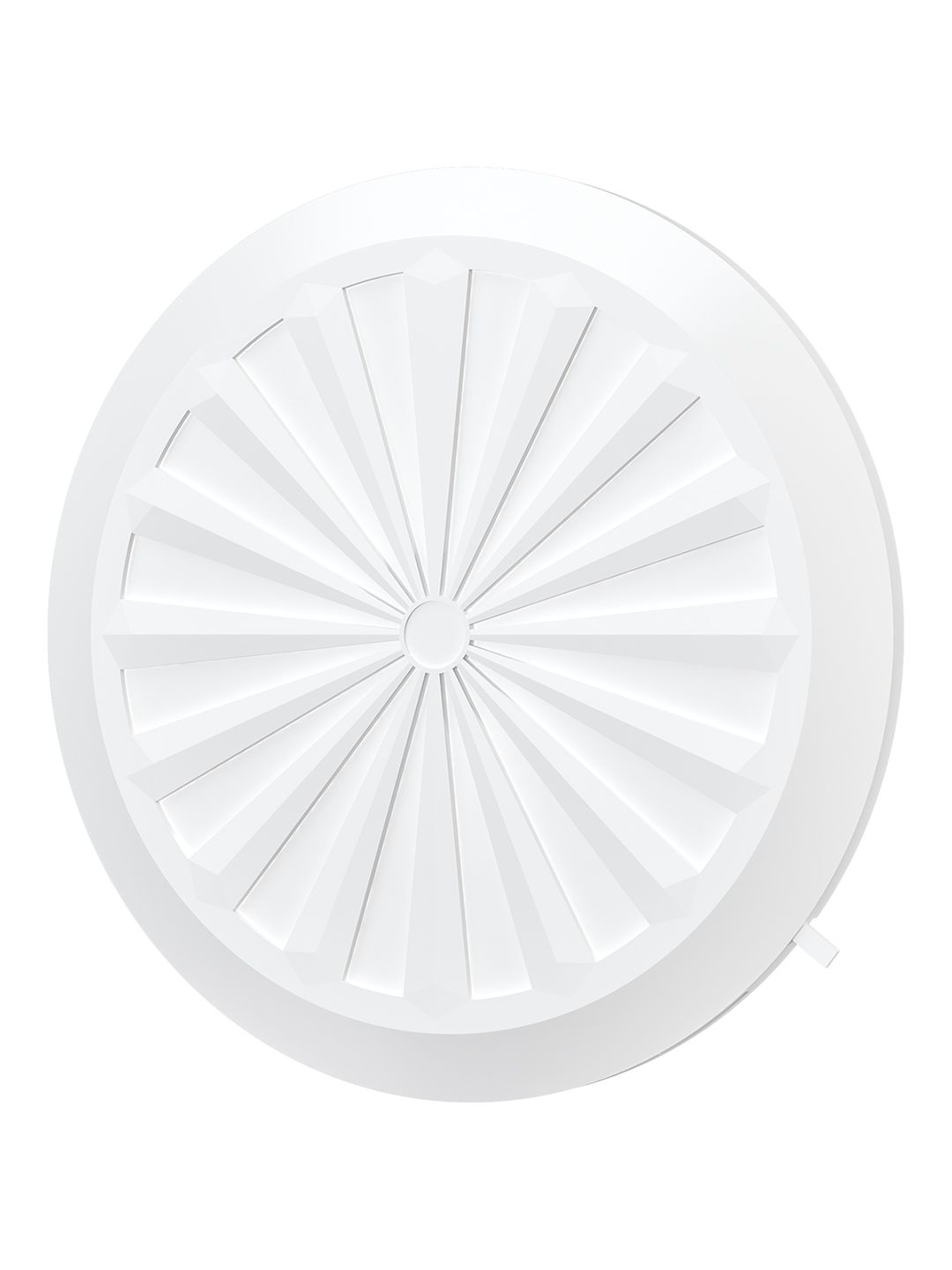 Решетка вентиляционная RKU фланец D90-160 регулируемая D180 пластик ERA 10RKU