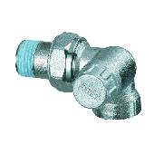 Вентиль трехосевой запорный правый Ø1/2