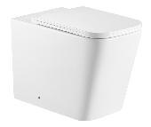 Унитаз приставной TOLEDO ALTO 56см белый, безоб. TORNADO,сиденье slim дюро,soft close IBERICA BLANCA