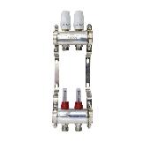 Коллектор из нерж. стали с расходомерами 2 выхода ZOTA