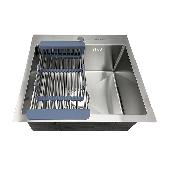 УЦЕНКА FABIA PROFI Мойка врезная 50х45см толщ.-3,0 х 0,8мм + большой сифон + корзина 50453