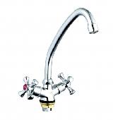 Смеситель для кухни (мойки) G-lauf QFR4-A827 (1/2 керам. на гайке)