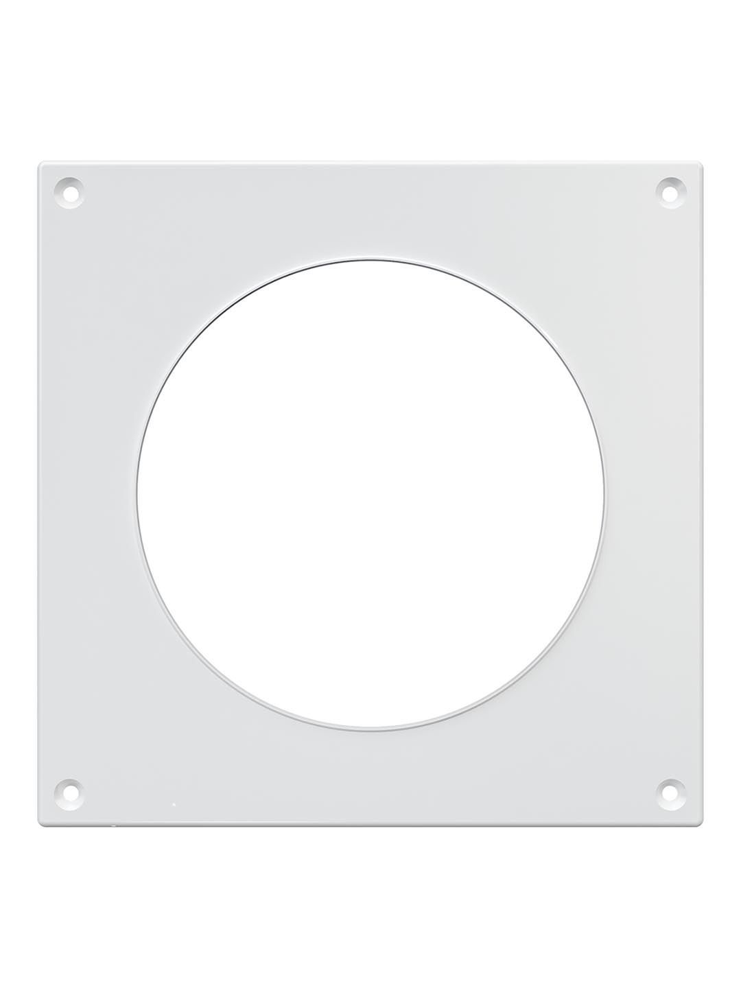 Накладка торцевая пластик 150х150 для воздуховода D100 ERA 10НКП