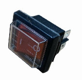 Выключатель кнопочный 4 контакта с подсветкой М545