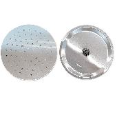 6047 GFmark Лейка большая, тропический душ, круглая - ПЛОСКАЯ, АНТИВАНДАЛЬНАЯ нерж