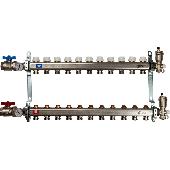Коллектор из нержавеющей стали в сборе без расходомеров 11 вых. STOUT SMS 0912 000011