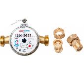 Счетчик воды универсальный ЭКО НОМ СВ 15-110 +КМЧ с обратным клапаном 2025г.