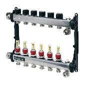 TECE Коллектор стальной с расходомерами 1