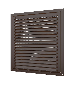 Решетка вентиляционная МЭ сетка 300х300 окраш.сталь Brown ERA