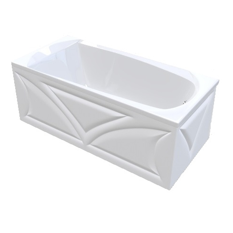 Ванна акрил 1MARKA ELEGANCE 170*70+каркас без панели, без сифона