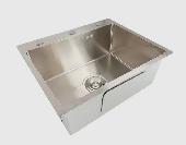 Мойка SUS-304 600*500*220 PVD сатин матовый (сифон, дозатор, колландер), KN605005, KNOIS