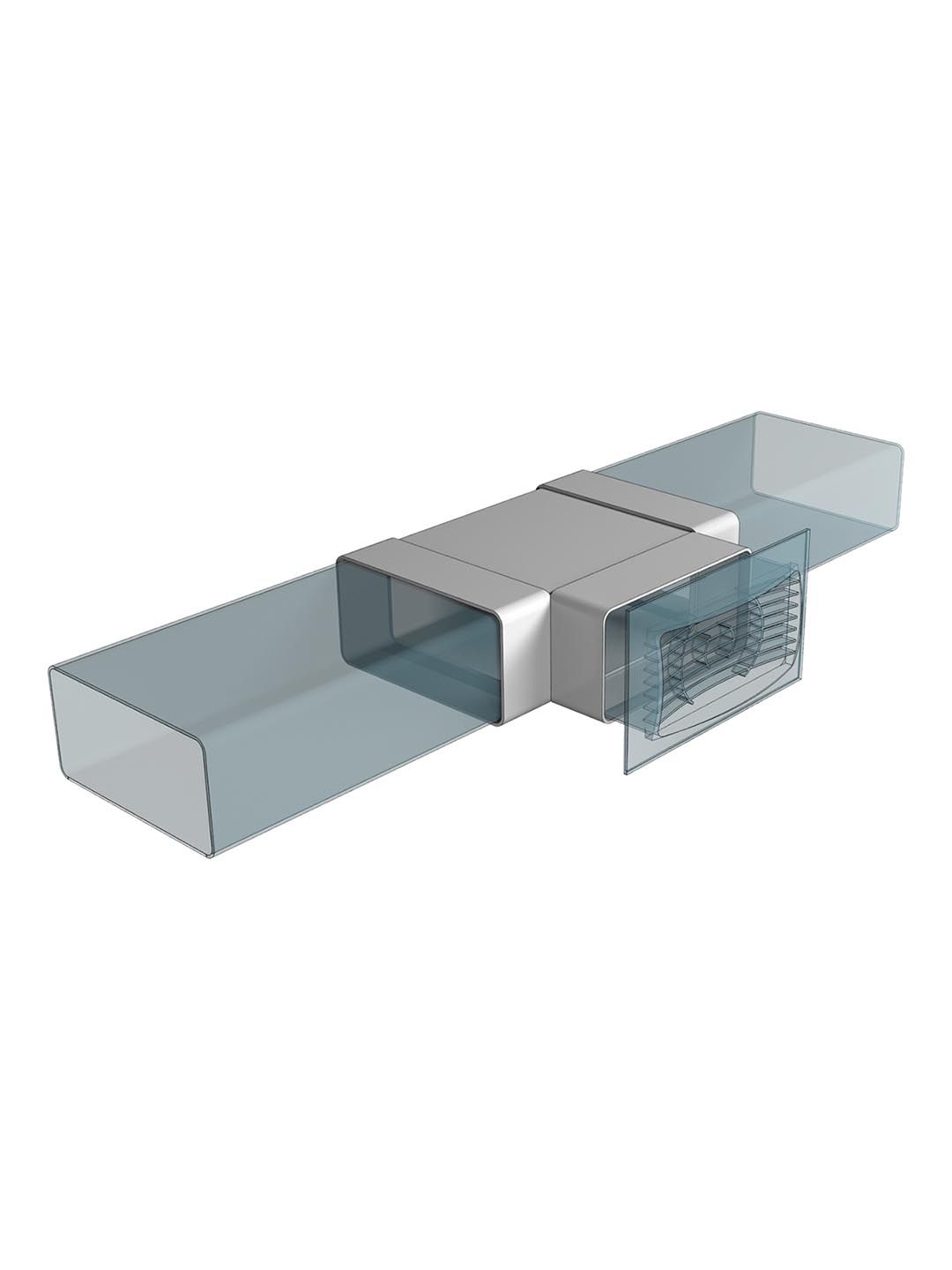 Тройник Т-образный пластик 60х204 ERA 620ТПП