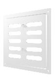Решетка вентиляционная MER  регулируемая 175х175 окраш. сталь White ERA