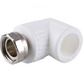 PPR Уголок комбинированный с накидной гайкой 25*3/4F TIM (90/5) Tpp3052.0.02503