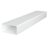 511ВП1,5, Воздуховод прямоугольный ПВХ 55х110, L=1,5м ERA