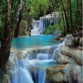 02-06 BRIMIX Шторка в ванную комнату фотопечать - ВОДОПАД