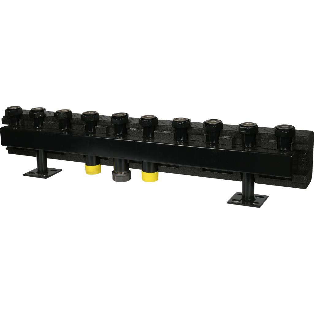 Распределительный коллектор 5 отопительных контуров Ду 32 в теплоизоляции STOUT (SDG-0016-005005)