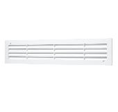 4409ДП, Решетка вентиляционная переточная АБС 450х91, бел.