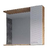 Ундина 70 зеркало-шкаф белое/бунратти, STELLA POLAR