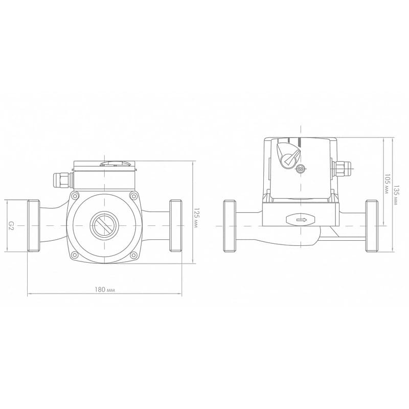 Насос циркуляц. ДЖИЛЕКС ЦИРКУЛЬ 32/40    3240/0340 серия 