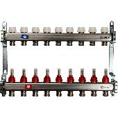 Коллекторная группа с расходомерами 9 вых. STOUT (SMS 0917 000009)