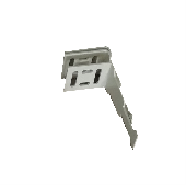 Кронштейн универсальный угловой Silver 45*80 RAL 9006 темное серебро муар