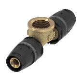 ТЕ-СЕlogo Тройник перех.16х1/2х16 ВР  (8710402/8610402)  (10/80)