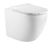 Унитаз приставной BILBAO ALTO 56см безоб. белый, Tornado, тонкое сиденье м/лифт, IBERICA BLANCA