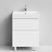 Аббат 60 Тумба+умывальник белая (рак.Мальта 60 доломит), VOD-OK