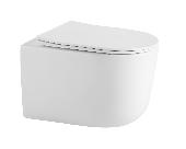 Унитаз подвесной BILBAO NEO белый, безоб.TORNADO,сиденье slim дюро,soft close IBERICA BLANCA