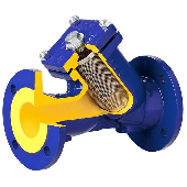 фильтр сетчатый Y-образный чугун ФСч Ду 125 Ру 16 фл