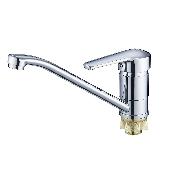 Смеситель для кухни (мойки) G.LAUF SIT4-A182  SOLONЕ  D40 на гайке излив 250мм (10)