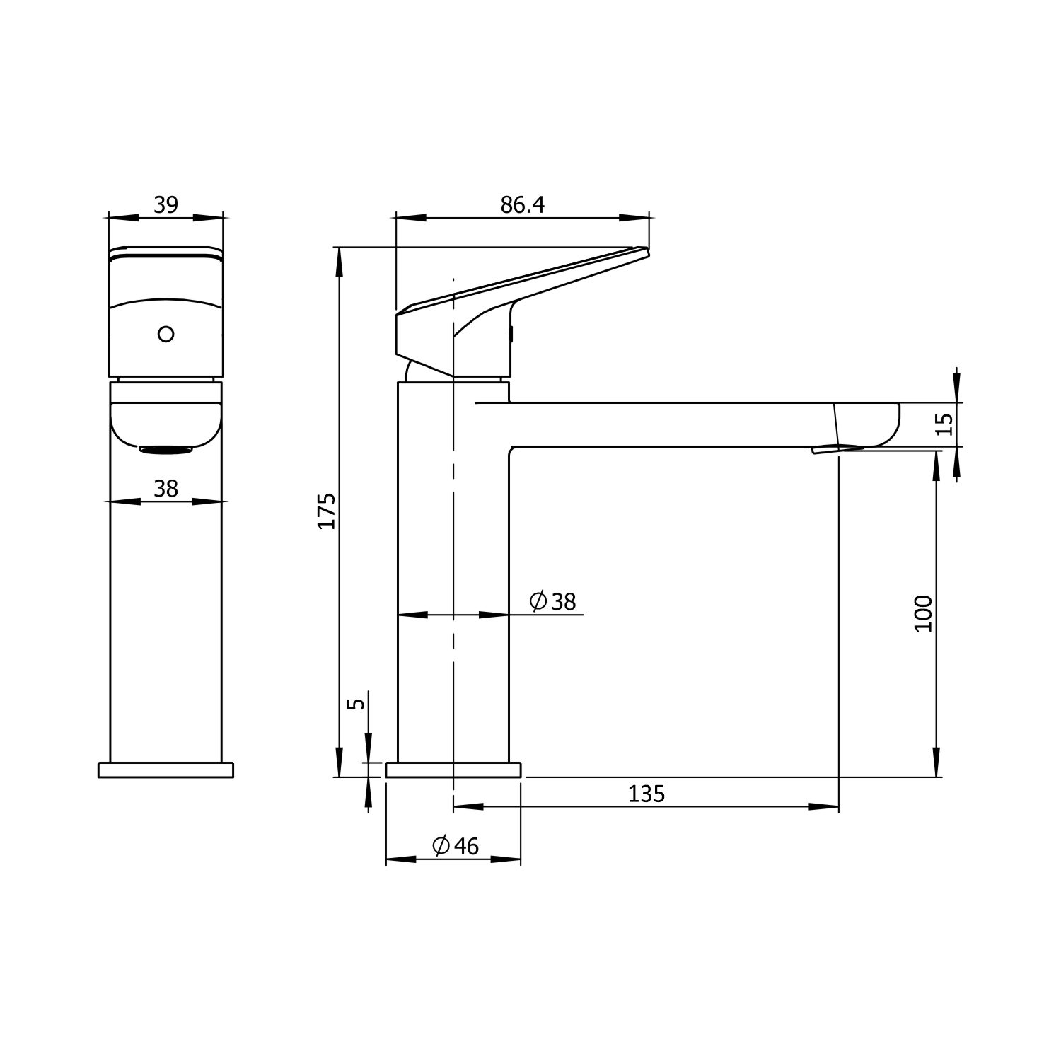 Смеситель д/раковины ICON! for life, черный матовый (182302000) WELLSEE
