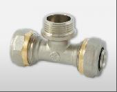 ALT Тройник переходной  20х1/2х20  НР/цанга