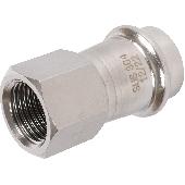 Пресс-муфта    22*1/2 ВР нержавейка ROMMER RSS-0022-002212 (130)