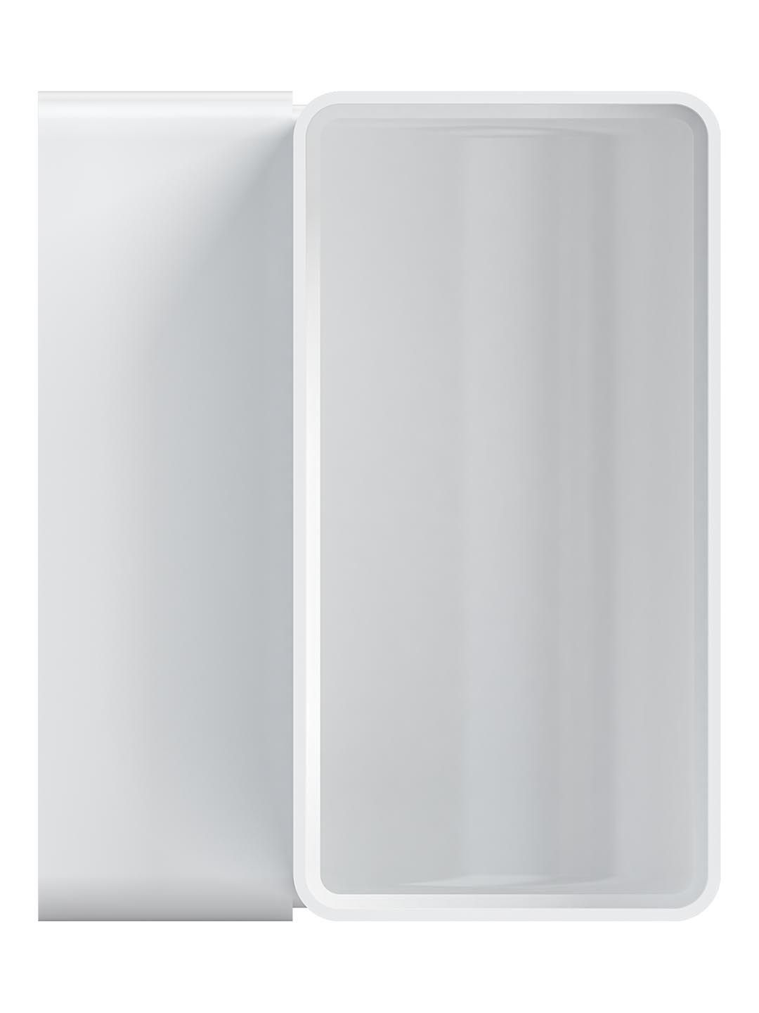 Колено вертикальное пластик 90° 60х120 ERA 612КВП