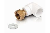 Угол Ø25х1/2 ВР PP с накидной гайкой 
