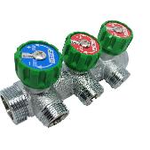 TIM Коллектор регул. под плоскую прокладку 3/4