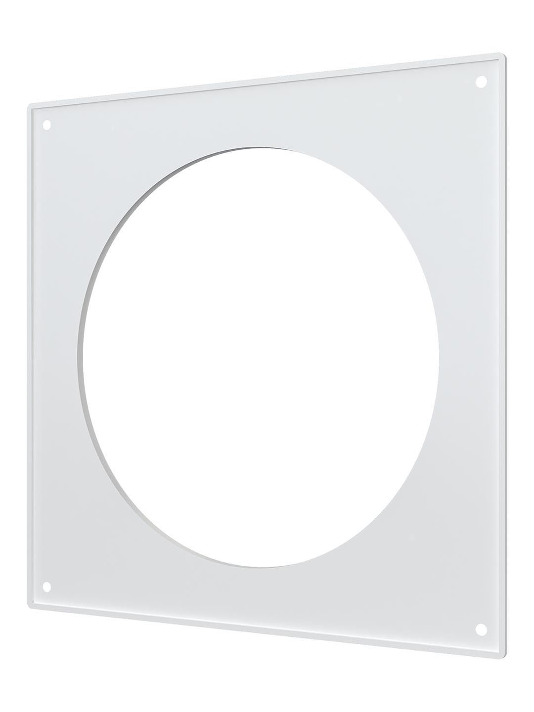 Накладка торцевая пластик 170x170 для воздуховода D125 ERA 12,5НКП