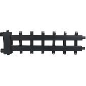 Коллектор (дублер компакт) с гидроразделителем на 3+3+1 контура ROMMER (RDG-0018-024037)